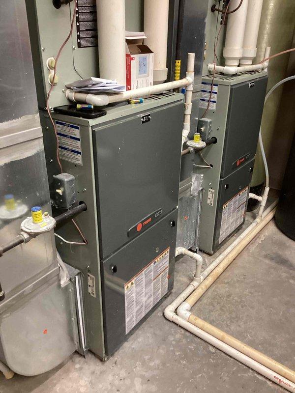 Diagnosed ongoing heating issues with furnace #3, finding that multiple indoor room sensors were failing to communicate with the thermostat system. Attempted reconnection of existing sensors and replacement of thermostat without success. Will return with replacement room sensors to resolve the temperature control problems affecting multiple zones.