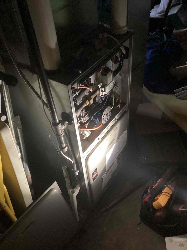 Responded to no heat call for customer with hearing impairment. Diagnosed system with ignition failure due to faulty hot surface ignitor. Replaced defective ignitor and verified proper system operation through complete testing cycle. System now functioning correctly with normal heat production.