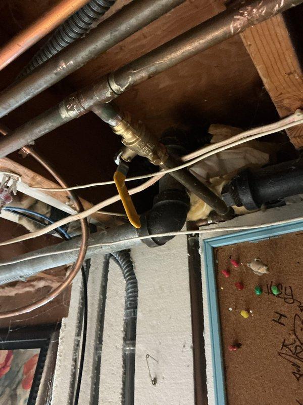Responded to customer complaint of water leaking into laundry room from exterior hose bib valve. Inspection identified faulty shut-off valve controlling the outdoor hose bib as the source of the leak. Replaced defective shut-off valve to resolve the issue and restore proper functionality.