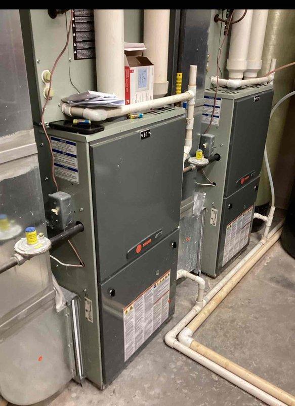 Replaced malfunctioning room sensor on furnace #3 that had lost communication. Installed new Meno room sensor and successfully restored connectivity to the system. Service completed under warranty.