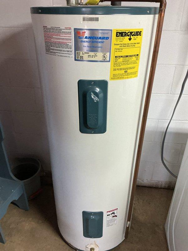 Completed annual plumbing inspection at client's residence. Identified multiple aging components requiring attention: water heater showing surface rust around base, pressure tank with visible corrosion, and outdated galvanized/CPVC piping throughout the home. Recommended water heater and pressure tank replacement, bathroom shower cartridge replacement, and new stops for toilet and bathroom sink. Scheduled service advisor to provide re-pipe estimate due to obsolete piping materials.