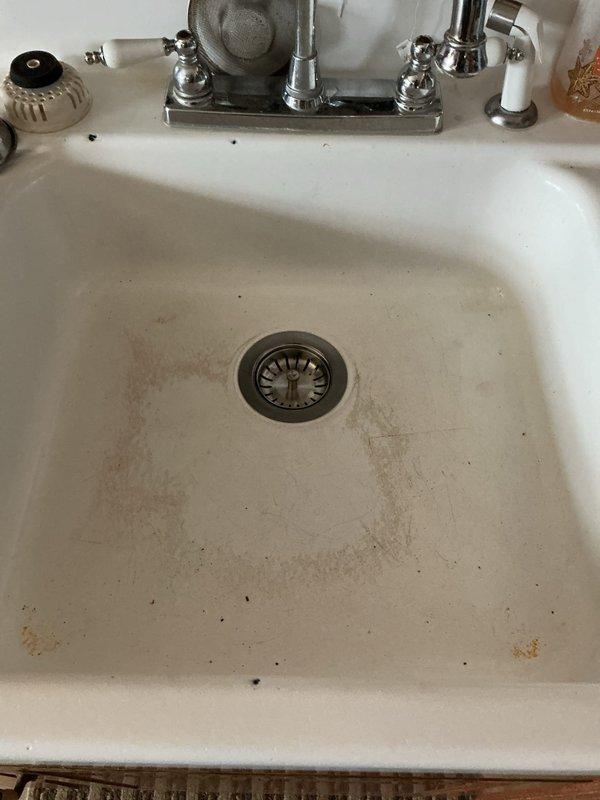 Installed new white round comfort-height toilet as requested by customer. Completed installation of customer-supplied bathroom faucet, clawfoot tub faucet, and basket strainers for kitchen and bathroom sinks. All components were properly connected and tested for proper function.