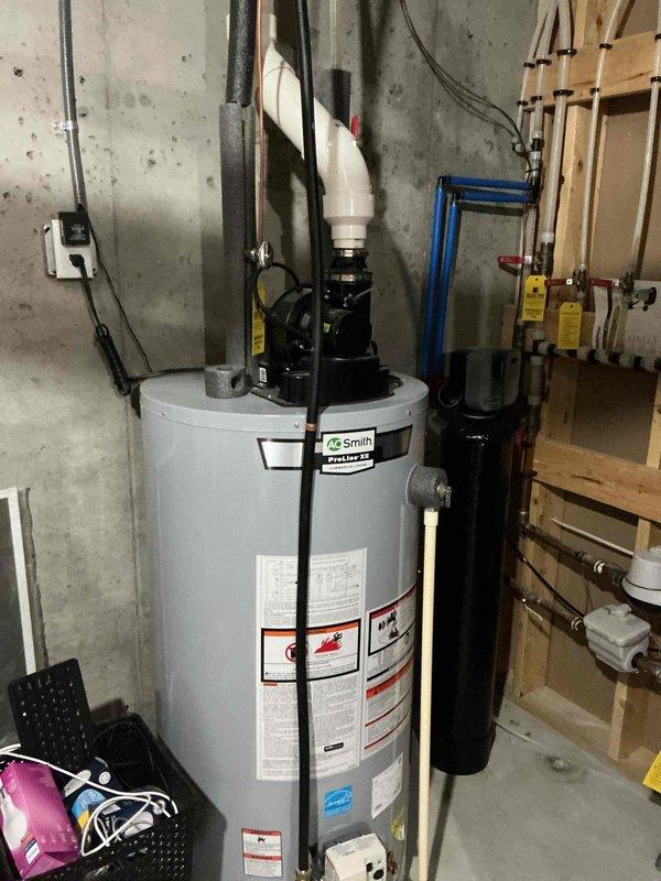 Responded to customer report of sewage odor coming from bathroom vanity sink. Inspected the area and determined potential causes to be either a minor leak from the hot water side of the faucet/supply line creating stagnant water underneath the cabinet, or a possible breach in the plumbing system allowing sewer gas infiltration. Advised customer to monitor for leaks during usage and consider professional smoke testing if odor persists.