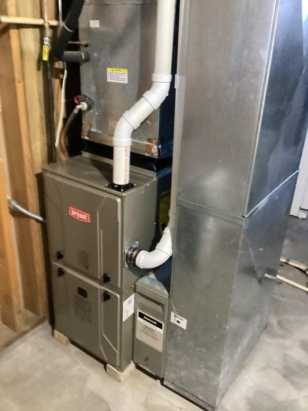 Successfully installed a 50-gallon LP power vent water heater as a replacement unit. System was properly connected to existing plumbing with all necessary connections and venting secured according to manufacturer specifications. Customer enrolled in rewards program with applicable installation coupon applied.