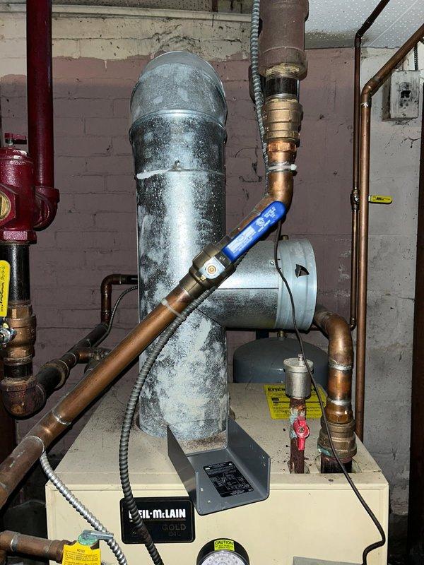 Diagnosed intermittent heating issue on Heil-McClain hydronic heating system. Found aquastat malfunctioning causing inconsistent pump operation, resulting in inadequate circulation to radiators. System inspection revealed low water level and non-functional Filltrol assembly. Recommended replacement of components and overdue maintenance to restore proper system function.