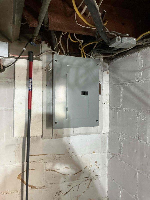 Responded to service call for a clogged double cast iron laundry tub. Inspection revealed significant lint accumulation and debris buildup causing the blockage. Successfully cleared the drain using drain auger (hogger). Advised customer to install a lint sock over washing machine discharge pipe and reduce disposal of debris down the laundry tub to prevent future clogs.