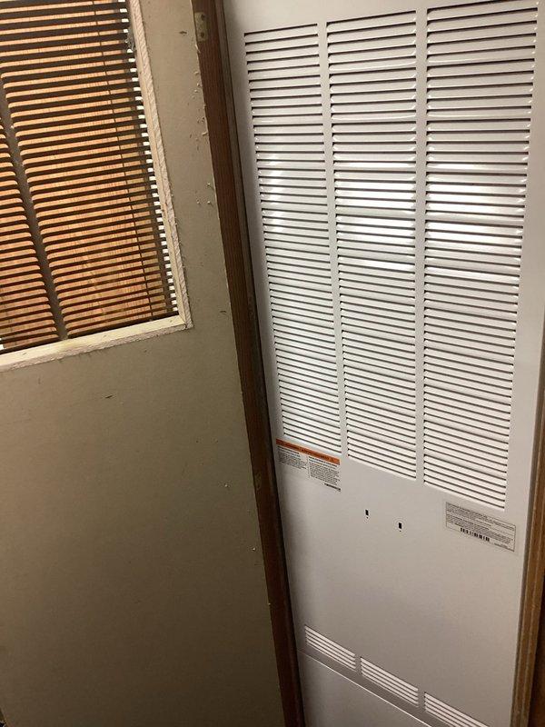 Responded to service call for newly installed furnace that was extremely loud with reports of persistent gas odor. Determined the noise issue was due to excessive blower speed and adjusted from medium to medium-low setting to reduce operational noise. Confirmed gas smell was not from a leak but from shipping oil burning off; ran furnace for 45 minutes while airing out the home to eliminate the odor completely.