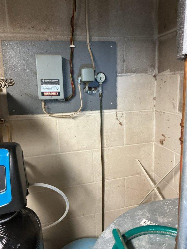 Repaired leaking RO faucet by installing missing washer to secure wobbling component. Performed installation of new whole house filter system with scheduled maintenance recommended every 18-24 months.