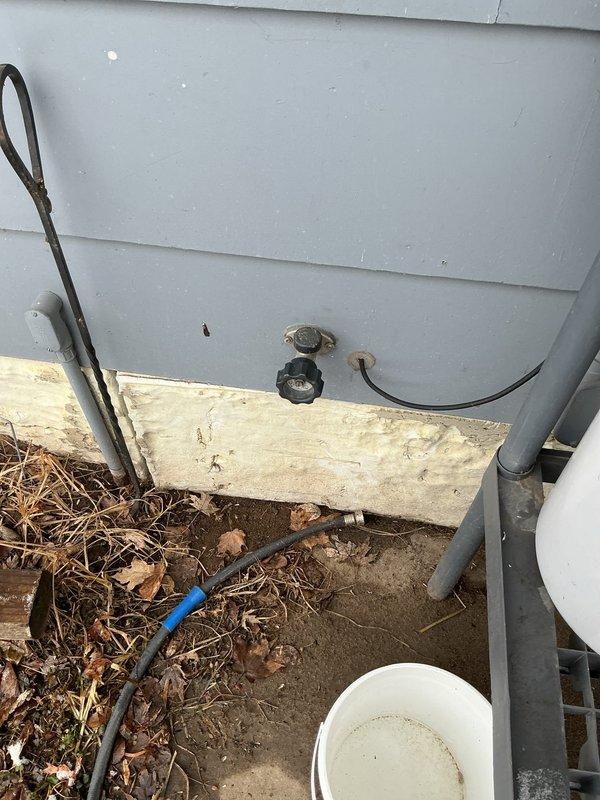 Completed annual plumbing inspection, identifying multiple issues requiring attention including deterioration of exterior trim near water connections and evidence of water damage/wear on dishwasher with compromised bottom trim. Documented concerns with photographs and scheduled follow-up appointment for comprehensive estimate on necessary repairs.