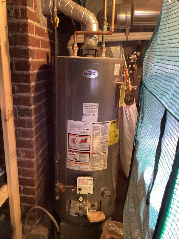 Responded to service call for water pressure issues and hot water concerns. Diagnosed and replaced faulty pressure switch on recently installed pressure tank, resolving delayed water flow problem. Inspected water heater and found no error codes present; system was producing adequate hot water during service visit.