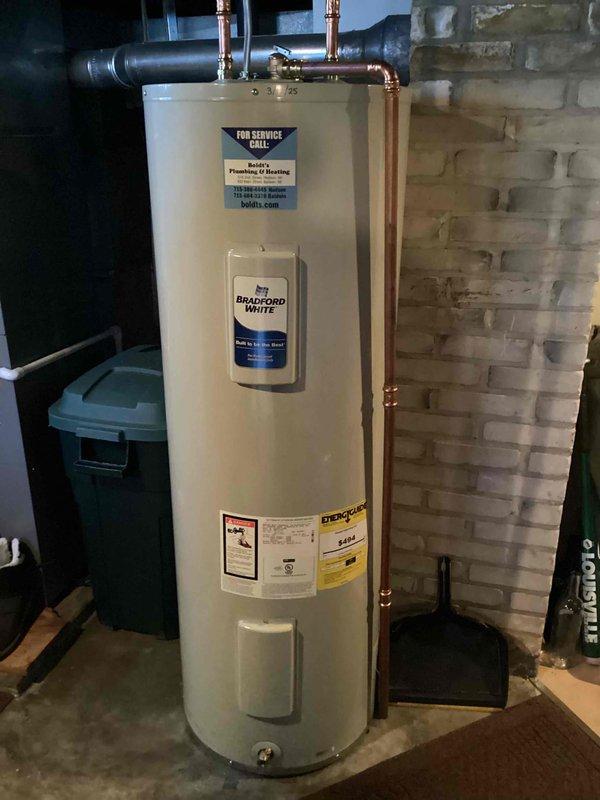 Replaced faulty fill valve and flapper in upstairs toilet that was continuously running and had caused overflow damage to the downstairs ceiling. Performed visual inspection of associated plumbing components and water heater system to ensure proper operation after repair.