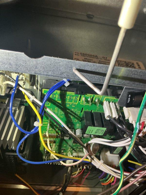 Performed annual furnace maintenance tune-up on system installed by our company last year to maintain warranty coverage. Replaced air filter and completed full inspection. Visual examination of blower wheel and control board confirmed all components are in proper working condition with no issues identified.