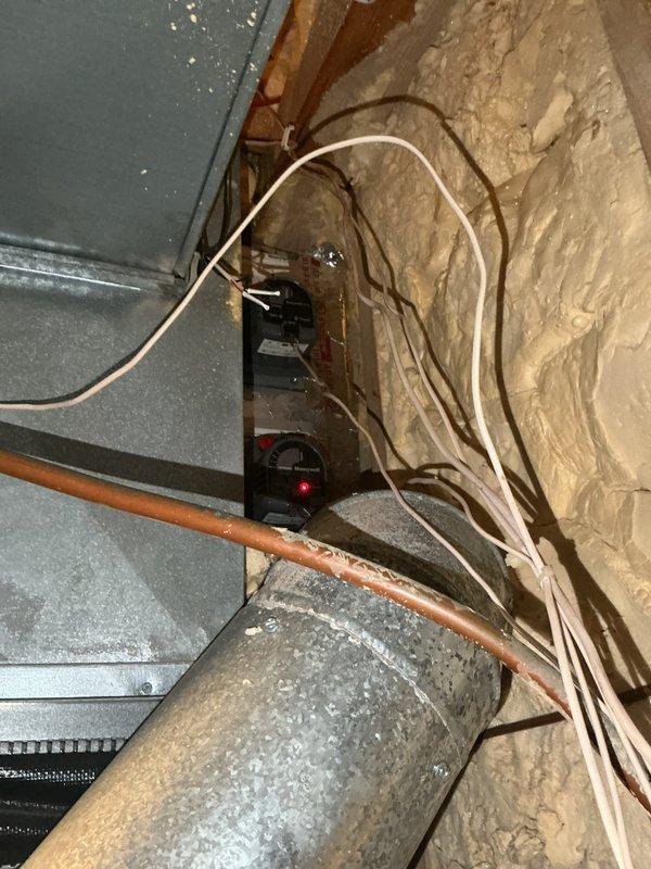 Responded to service call for zone heating issues where one zone was maintaining temperatures too high and humidity levels were insufficient. Diagnosed and replaced failed zone motor actuator on Honeywell control device. Scheduled follow-up estimate for steam humidifier installation to address ongoing humidity concerns.