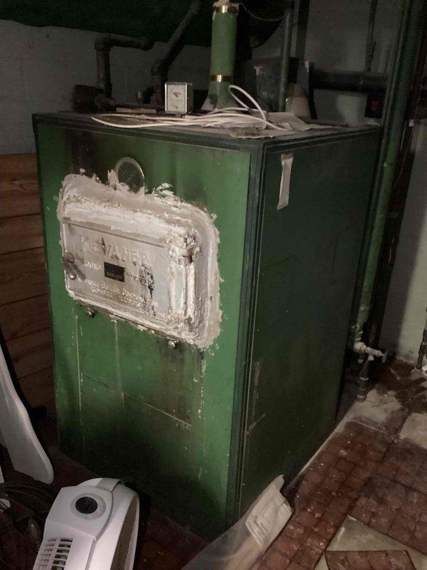 Successfully completed replacement of a 40-gallon natural gas standard vent water heater with a like unit. Removed old leaking water heater and installed new equipment in the same location, ensuring proper connections and functionality. Permit was included as applicable for the installation.