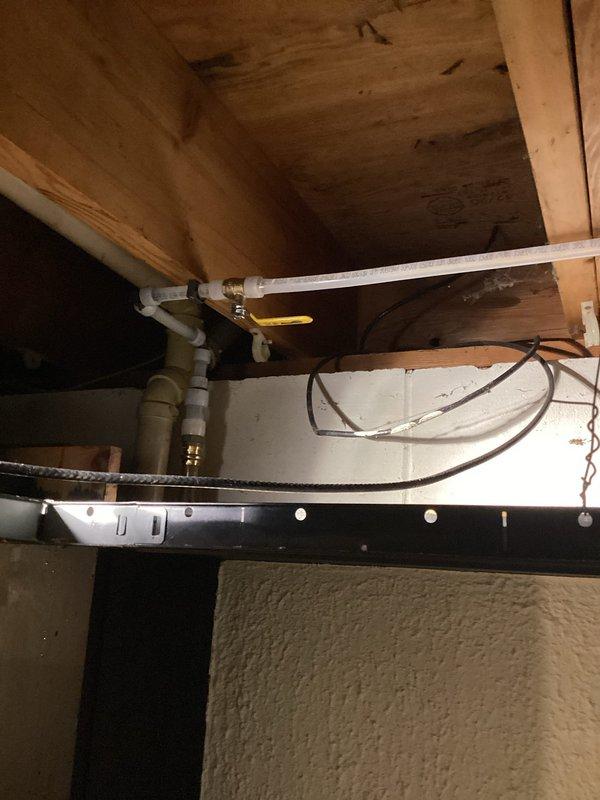 Replaced deteriorated exterior hose bibbs that were failing to shut off completely. Inspected and serviced associated shutoff valve in the utility area, ensuring proper water flow control to the outdoor fixtures. All connections were tested for leaks and proper function after installation.