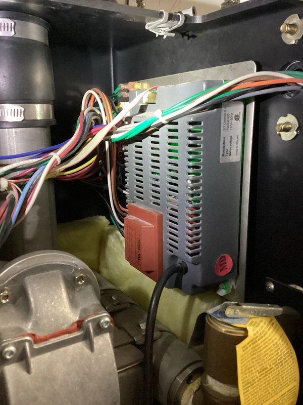 Performed warranty repair on boiler system by replacing defective igniter and flame sensor. After installation, conducted thorough operational testing including a 20-minute heating cycle followed by shutdown and restart sequence to verify proper system functionality. Unit is now operating correctly with restored ignition capability and flame detection.