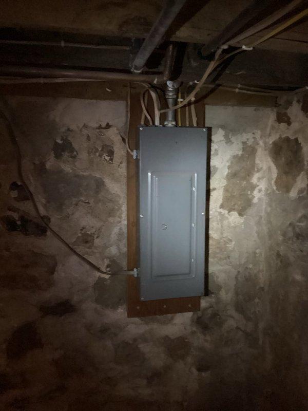 Installed a mechanical damper assembly (up to 12 inch) in the upstairs ductwork as sold repair. Successfully completed the manual damper installation per homeowner's specifications and restored all components to proper working condition. Documentation photos taken of the utility area including water heater and electrical panel.
