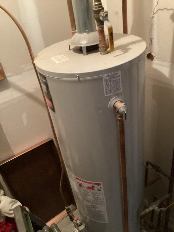 Responded to no-heat call for Gibson furnace over 10 years old. Diagnosed flame sensing failure where unit would attempt ignition but shut down before establishing heat. Removed and thoroughly cleaned flame sensor to restore proper operation, then inspected heat exchanger and electrical components to confirm system integrity. Furnace now starting up and operating correctly after service.