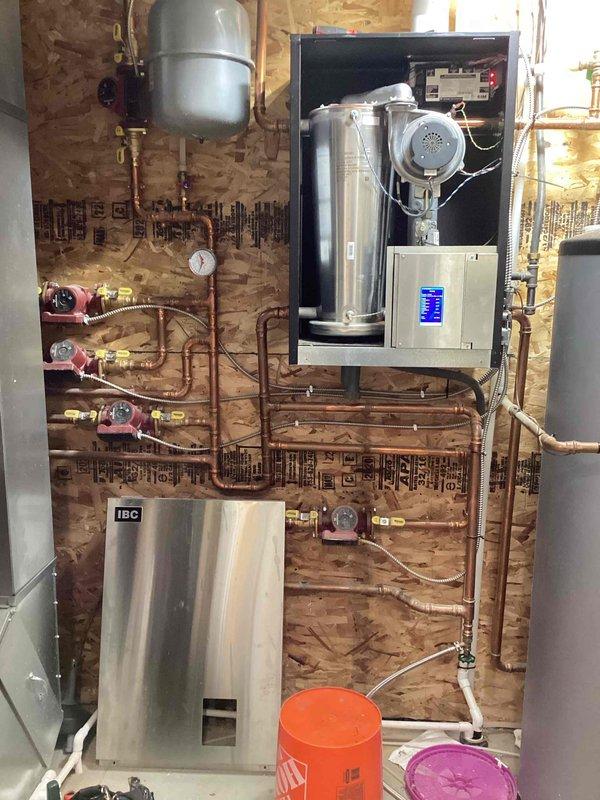 Responded to service call for a boiler that had previously been repaired and was again non-operational. Diagnosed ignition failure code and observed igniter attempting to spark with gas valve opening but no ignition occurring. Upon inspection, found igniter heavily corroded with significant buildup; performed cleaning service which resolved the issue and restored proper operation. Noted customer has scheduled boiler cleaning maintenance in the near future which will help ensure continued reliable performance.