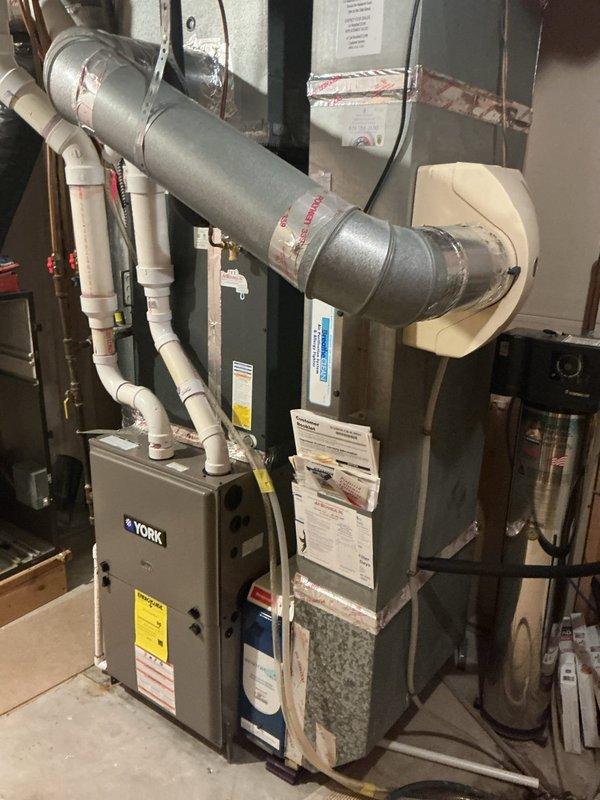 Responded to service call for Marathon water heater producing no hot water despite power being on. Diagnosed electrical issue with the unit, inspected connections at junction box, and verified power supply. Performed necessary repairs to restore functionality of the Marathon tanked water heater system.