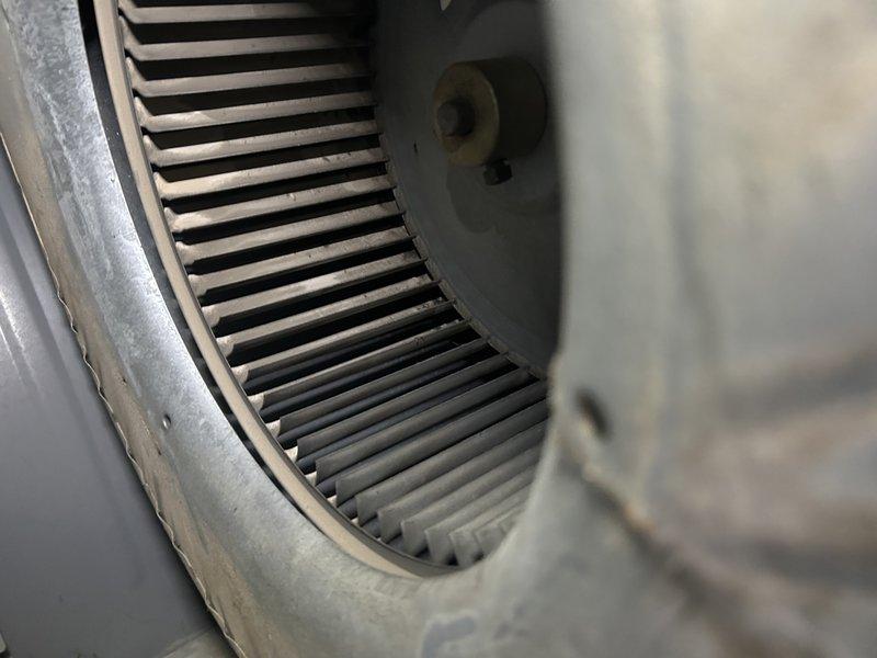 Performed routine furnace tune-up and identified multiple issues requiring attention: inducer motor operating with excessive noise and higher-than-rated electrical draw, system operating with elevated temperature rise, and weak blower capacitor. Completed maintenance including filter replacement, drain cleaning, and electrical component inspection; provided repair recommendations for identified deficiencies.