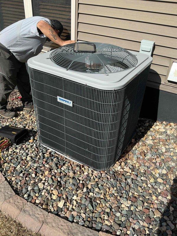 Performed routine annual maintenance on a 3-year-old Tempstar HVAC system and Comfortmaker outdoor AC unit. Completed comprehensive tune-up service with inspection of all components, confirming proper system operation. No issues identified; system functioning correctly.