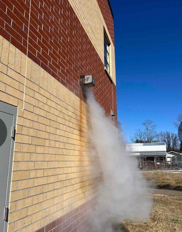 Successfully replaced defective draft combustion inducer assembly on water heater system, installing new booster assembly to restore proper ventilation as evidenced by normal exhaust operation. System was thoroughly tested following installation to confirm proper functionality and safe operation.