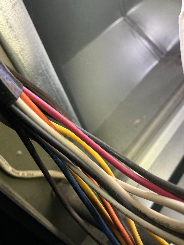 Performed annual maintenance on 13-year-old Trane furnace. Identified crack forming inside high limit switch, documented with photos of water heater system and electrical connections. Recommended heat exchanger replacement and scheduled follow-up with comfort advisor to discuss replacement options.