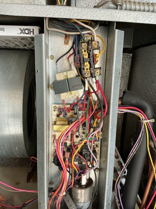 Responded to no-heat emergency call for 18-year-old furnace in rental property. Diagnosed failed control board and dirty ignition components as root causes. Successfully restored full operation by replacing the control board and thoroughly cleaning ignition components.