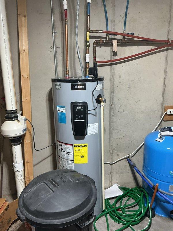 Replaced leaking whole-home water filter with customer-supplied unit. Installed new canister-style filter system, ensuring proper connections to existing plumbing. System tested for proper operation with no leaks observed at completion.