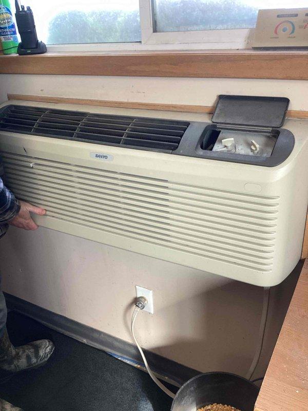 Responded to no-heat service call for Sanyo mini-split system. Upon arrival, observed blower operation without heat production. During troubleshooting and component inspection, system began producing heat while manipulating wiring connections, suggesting possible control board issue. System left operational but recommended control board replacement if intermittent heating problems recur.