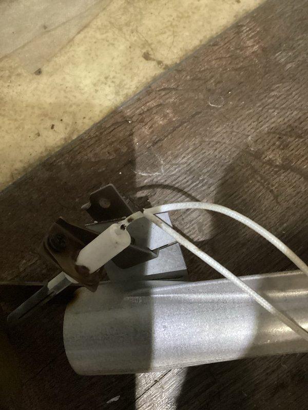 Diagnosed recurring no heat issue with furnace showing ignition failure code. Found burnt and disconnected igniter wires. Installed hot rod igniter as temporary solution to restore heating, with scheduled follow-up to replace both control board and proper igniter as the control board was determined to be the root cause of repeated igniter failures.