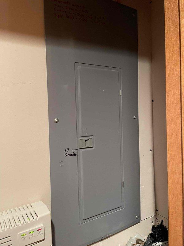 Performed annual furnace tune-up on approximately one-year-old unit. Conducted complete preventive maintenance inspection with all components testing within specifications. System was clean with no operational issues identified. Documentation includes photos of Bradford White water heater installation and electrical service panel.