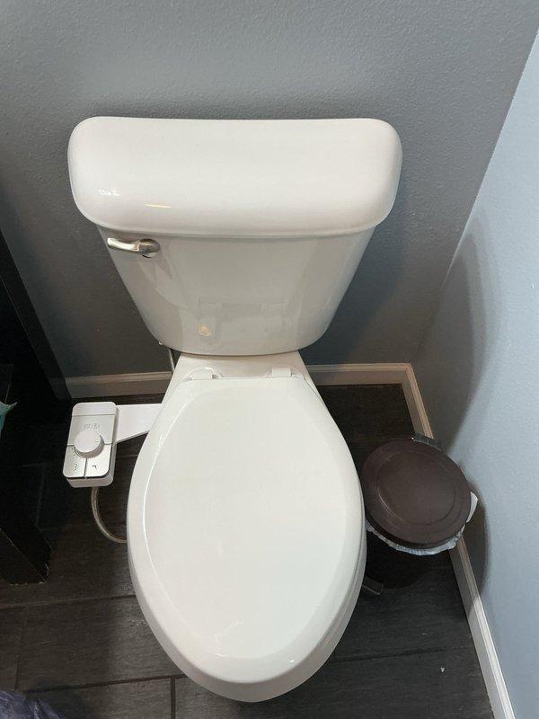 Performed comprehensive plumbing inspection of residence. Diagnosed outdoor faucet with severely reduced water pressure; determined replacement of hose bibb required. Identified failing flush valve seal on Mansfield toilet in primary bathroom that will need replacement to prevent ongoing water waste.