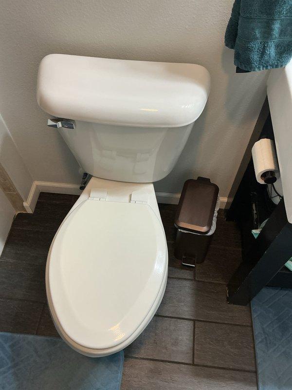 Performed comprehensive plumbing inspection of residence. Diagnosed outdoor faucet with severely reduced water pressure; determined replacement of hose bibb required. Identified failing flush valve seal on Mansfield toilet in primary bathroom that will need replacement to prevent ongoing water waste.