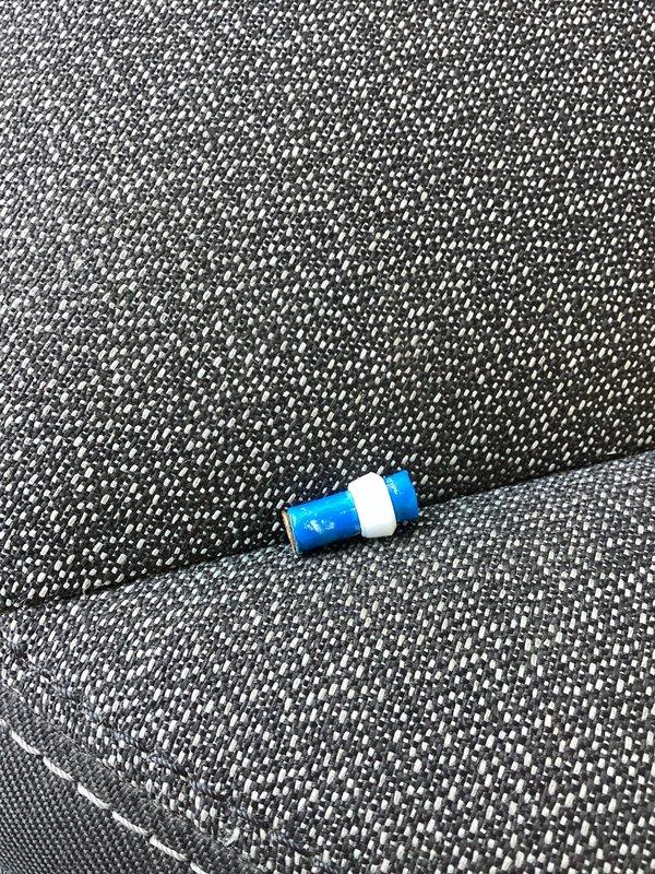 Responded to warranty call for water leaking from furnace humidifier. Identified failed inlet line fitting as source of leak. Replaced defective push-to-connect fitting and installed new humidifier pad. System tested and verified operating properly with no further leakage detected.