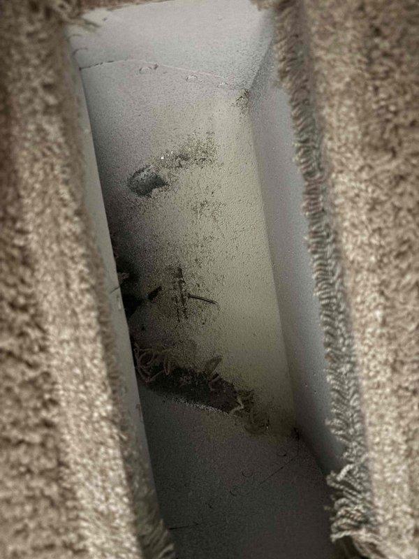 Completed comprehensive duct cleaning service in conjunction with new HVAC system installation. Removed significant accumulation of debris including dust, insects, and foreign objects from ductwork and ventilation system. Thoroughly cleaned all supply and return vents, restoring proper airflow and improving indoor air quality for optimal system performance.