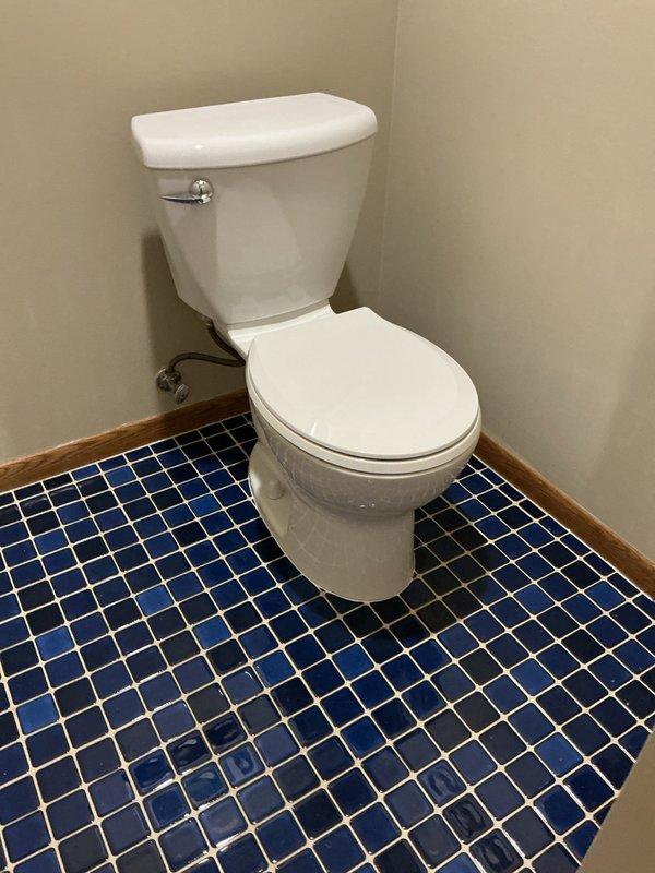 Completed return visit to install new standard height toilet with all necessary hardware including wax ring and mounting bolts. The existing toilet exhibited inadequate water transfer from tank to bowl, resulting in insufficient flushing performance. Removed old fixture, prepared flange, installed new two-piece toilet unit with chrome flush handle, and connected water supply line. Verified proper operation and seal integrity upon completion.