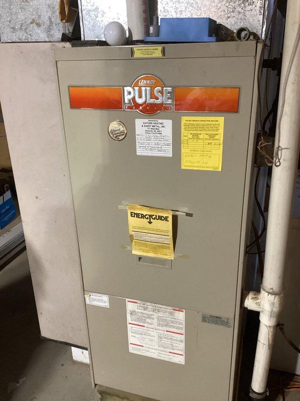 Responded to service call for Lennox Pulse furnace experiencing short cycling issues, with burner igniting for approximately 45 seconds before shutting down repeatedly. Upon arrival, confirmed unit was cycling on and off continuously. Disassembled furnace and performed pressure test on heat exchanger, which passed successfully. Advised homeowner that unit is aging and replacement parts are becoming unavailable from manufacturer. Reassembled unit and conducted component testing to diagnose continued operational issues. Testing revealed control board was malfunctioning and generating false flame signal readings, preventing unit from maintaining steady operation. After discussing findings and repair options with homeowner, received approval to proceed with control board replacement. Installed new control board and verified furnace achieved stable operation with normal run cycles. Unit tested successfully post-repair. Homeowner requested follow-up appointment for new furnace replacement pr