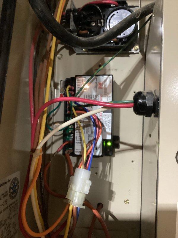 Responded to service call for Lennox Pulse furnace experiencing short cycling issues, with burner igniting for approximately 45 seconds before shutting down repeatedly. Upon arrival, confirmed unit was cycling on and off continuously. Disassembled furnace and performed pressure test on heat exchanger, which passed successfully. Advised homeowner that unit is aging and replacement parts are becoming unavailable from manufacturer. Reassembled unit and conducted component testing to diagnose continued operational issues. Testing revealed control board was malfunctioning and generating false flame signal readings, preventing unit from maintaining steady operation. After discussing findings and repair options with homeowner, received approval to proceed with control board replacement. Installed new control board and verified furnace achieved stable operation with normal run cycles. Unit tested successfully post-repair. Homeowner requested follow-up appointment for new furnace replacement pr