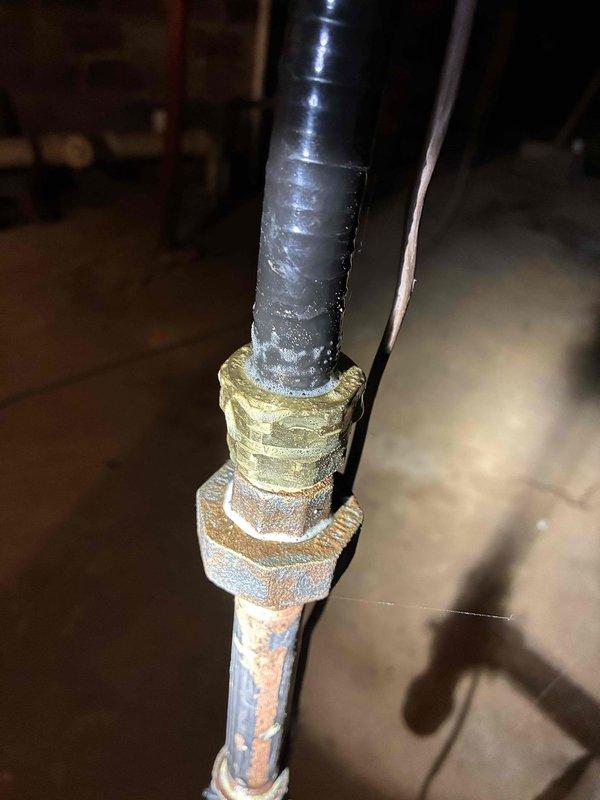 Responded to reported propane gas odor at commercial establishment. Upon arrival, no gas odor was detected in the building. Conducted comprehensive leak inspection of furnace gas line and all associated fittings using both soap bubble solution and electronic gas detection equipment. Inspected approximately ten pipe fittings and connections twice with no leaks identified. Tested furnace manifold and gas valve for internal bypass leakage with negative results. Entire basement area was inspected with no gas leaks found throughout the system.

After consultation with property management, determined that intermittent gas odor reported in morning hours was likely originating from malfunctioning kitchen stove burner rather than HVAC equipment. This explanation was consistent with the pattern of odor dissipating once kitchen operations began. No gas odor was present during the entire duration of the service call. Recommended contacting gas utility company or commercial kitchen appliance servic