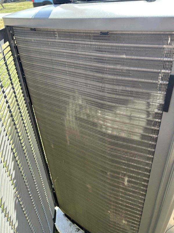 Completed annual air conditioning tune-up under maintenance agreement. Performed comprehensive inspection of all AC components, which were found to be in good working condition with clean coils. Due to cold ambient temperatures preventing cooling mode operation, tested system in heating mode to verify functionality, confirming proper operation with an 18-degree temperature rise across the heat exchanger.
