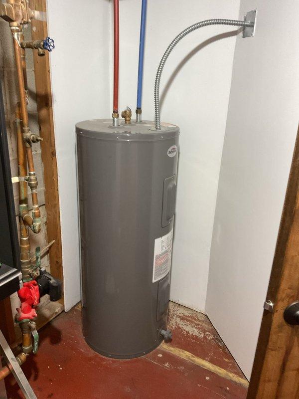Replaced faulty return water temperature sensor on IBC wall-mounted boiler per approved estimate. Installed new sensor, tested system operation, and verified proper functionality of the hydronic heating system.