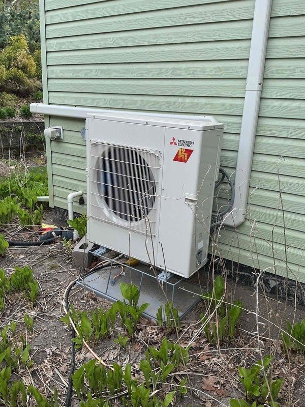 Performed comprehensive maintenance on three Mitsubishi Electric mini-split systems. Conducted deep cleaning service on older unit with heavily built-up blower wheel, removing accumulated debris and restoring proper airflow. Completed standard tune-up procedures on two additional mini-split units, including inspection of heat pump operation, cleaning of evaporator coils, and verification of system performance. All units tested and confirmed operational upon completion.