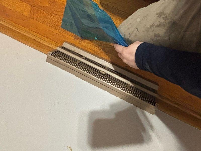 Completed comprehensive duct cleaning service in conjunction with new HVAC system installation. Removed significant accumulation of dust, pet dander, and dog hair from ductwork and ventilation components throughout the system. Performed thorough vacuum extraction of debris from supply and return ducts, ensuring optimal airflow and indoor air quality for newly installed equipment.