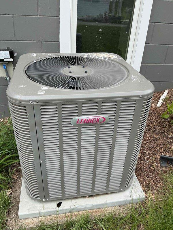 Completed scheduled Family Rewards cooling maintenance visit on residential Lennox air conditioning system. Performed comprehensive AC inspection and tune-up with no issues identified. System tested and confirmed operational with all components functioning within normal parameters.