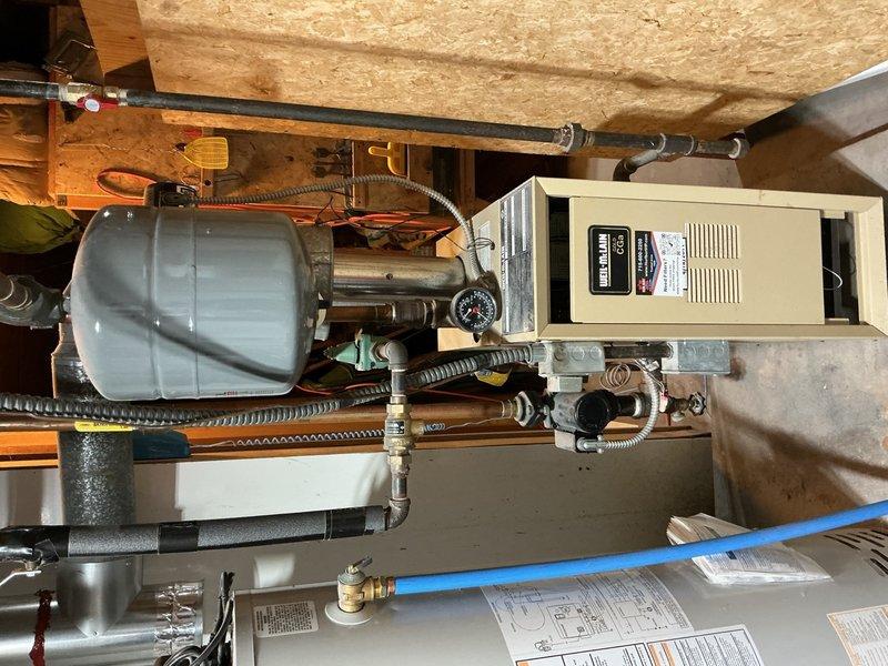 Completed comprehensive annual plumbing inspection of residential property, examining all accessible plumbing fixtures, water supply lines, drainage systems, and utility connections. Inspected basement mechanical room containing HVAC equipment, water heater, expansion tank, copper supply lines, gas piping, shut-off valves, and associated plumbing infrastructure—all components found to be in proper working condition with no leaks or deficiencies noted. Documented one non-functional exterior hose bib that homeowner declined to repair at this time. All other plumbing systems operating within normal parameters with no immediate service needs identified.