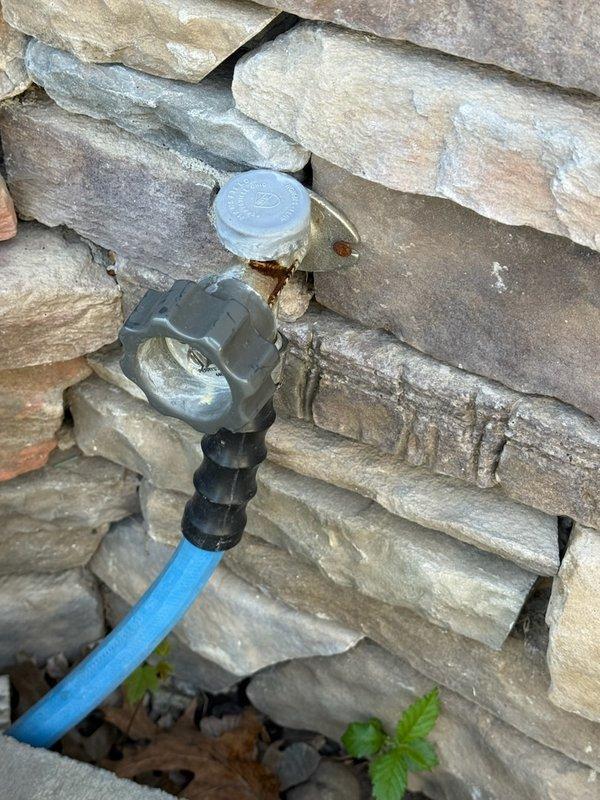Responded to service call for leaking outdoor hose bibbs at both front and back of property. Upon inspection, identified active leaks at both spigot locations causing water waste and potential property damage concerns. Removed deteriorated hose bibb assemblies showing significant corrosion and wear at threaded connections. Installed new brass hose bibb fixtures at both locations, ensuring proper sealing and secure mounting to exterior walls. Tested both new installations under full water pressure to verify leak-free operation and proper shutoff functionality. All connections secured and operational.