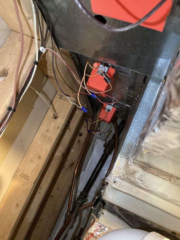 Replaced malfunctioning zone damper actuator motor that was sticking and preventing proper zone control operation. Removed old actuator, installed new replacement unit, verified proper damper movement and electrical connections, and performed complete system tune-up to ensure optimal performance.