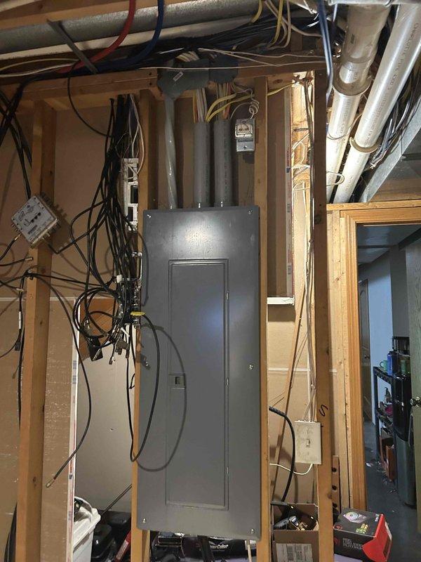 Performed comprehensive maintenance on 2019 Lennox air conditioning system including full component testing, coil cleaning, air filter replacement, and condensate drain line clearing. All system components tested within normal operating parameters with 20-degree temperature split confirmed. Addressed thermostat compatibility concern regarding recently installed M30 Wi-Fi thermostat; confirmed unit functions properly for heating and cooling operations despite Wi-Fi connectivity limitations, and provided upgrade options for smart thermostat which were declined.